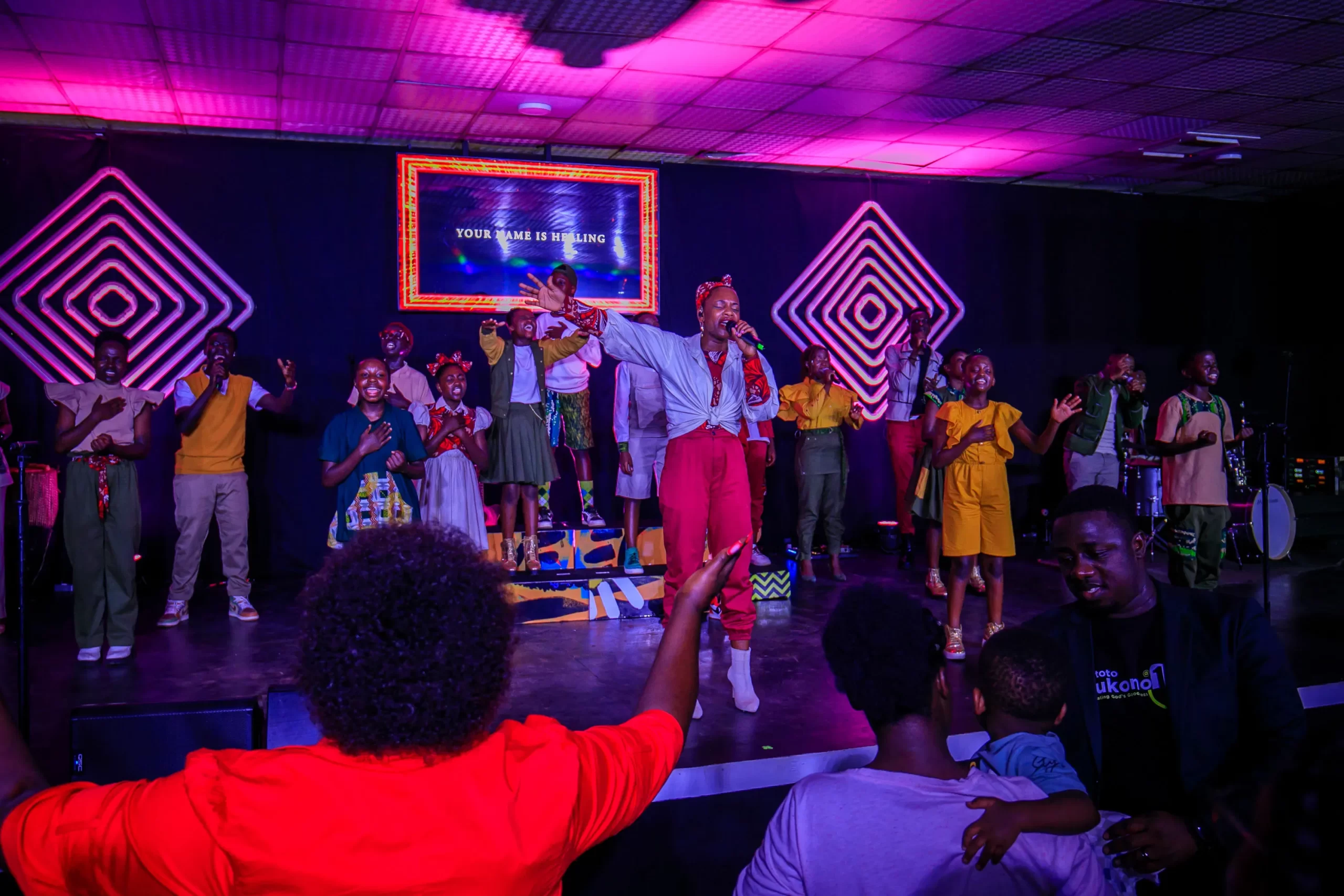 Watoto Children's Choir at the Watoto Church Mukono 1st year anniversary celebrations