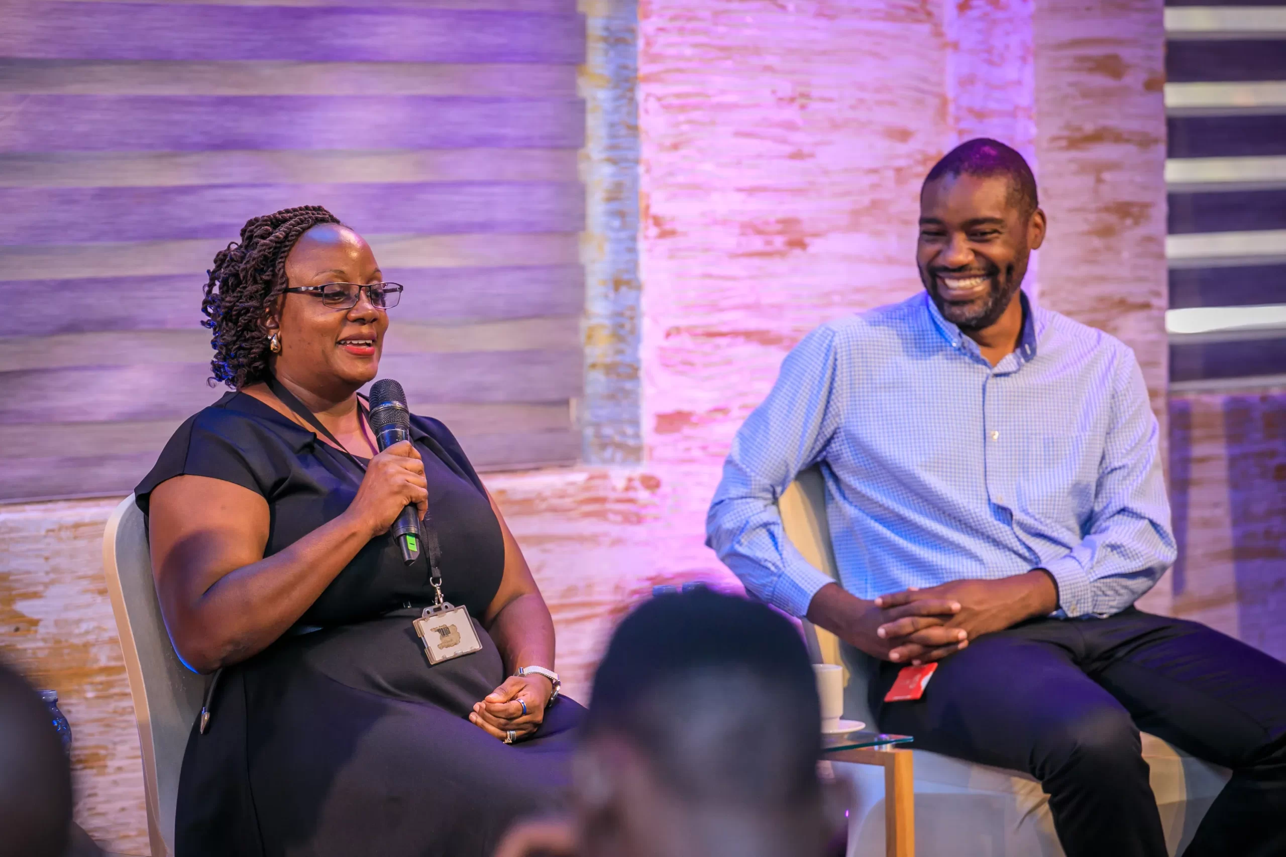 Fiona Tamale and Ben Mwine